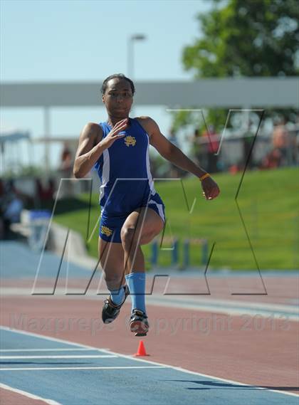 Thumbnail 1 in CIF State Track and Field Championships (Day 1 - Girls Triple Jump) photogallery.
