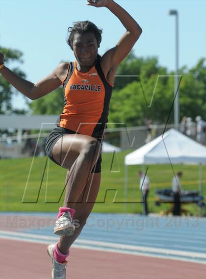 Thumbnail 2 in CIF State Track and Field Championships (Day 1 - Girls Triple Jump) photogallery.