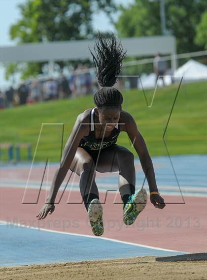 Thumbnail 1 in CIF State Track and Field Championships (Day 1 - Girls Triple Jump) photogallery.