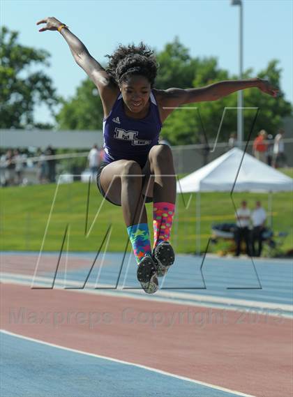 Thumbnail 1 in CIF State Track and Field Championships (Day 1 - Girls Triple Jump) photogallery.