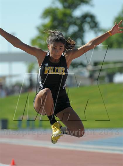 Thumbnail 2 in CIF State Track and Field Championships (Day 1 - Girls Triple Jump) photogallery.