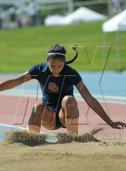 Thumbnail 2 in CIF State Track and Field Championships (Day 1 - Girls Triple Jump) photogallery.