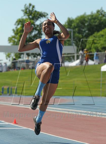 Thumbnail 3 in CIF State Track and Field Championships (Day 1 - Girls Triple Jump) photogallery.