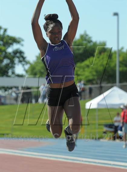 Thumbnail 3 in CIF State Track and Field Championships (Day 1 - Girls Triple Jump) photogallery.