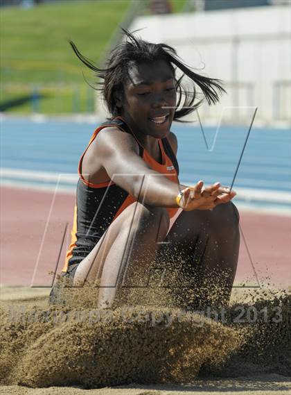 Thumbnail 2 in CIF State Track and Field Championships (Day 1 - Girls Triple Jump) photogallery.