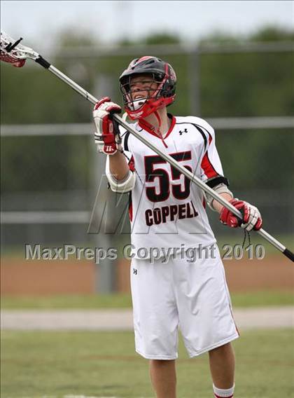 Thumbnail 2 in Coppell vs Highland Park DII (THSLL District Playoffs) photogallery.