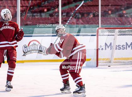 Thumbnail 3 in Governor's Academy vs. Kimball Union Academy (Scrimmage - Frozen Fenway) photogallery.