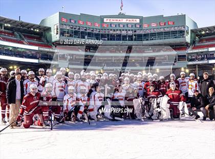 Thumbnail 3 in Governor's Academy vs. Kimball Union Academy (Scrimmage - Frozen Fenway) photogallery.