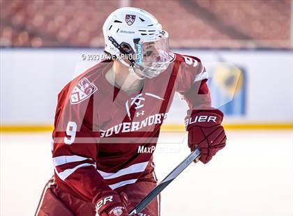 Thumbnail 2 in Governor's Academy vs. Kimball Union Academy (Scrimmage - Frozen Fenway) photogallery.