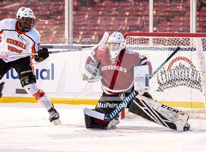 Thumbnail 1 in Governor's Academy vs. Kimball Union Academy (Scrimmage - Frozen Fenway) photogallery.