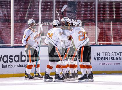 Thumbnail 2 in Governor's Academy vs. Kimball Union Academy (Scrimmage - Frozen Fenway) photogallery.