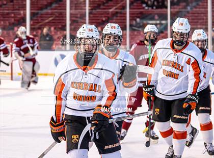 Thumbnail 3 in Governor's Academy vs. Kimball Union Academy (Scrimmage - Frozen Fenway) photogallery.