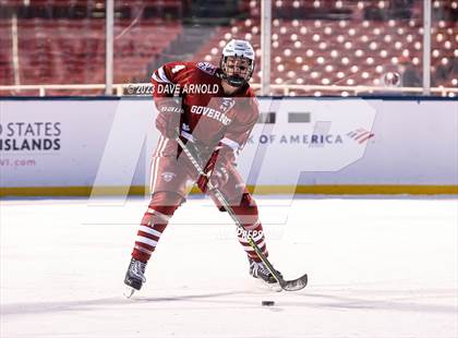 Thumbnail 3 in Governor's Academy vs. Kimball Union Academy (Scrimmage - Frozen Fenway) photogallery.