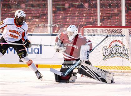 Thumbnail 2 in Governor's Academy vs. Kimball Union Academy (Scrimmage - Frozen Fenway) photogallery.