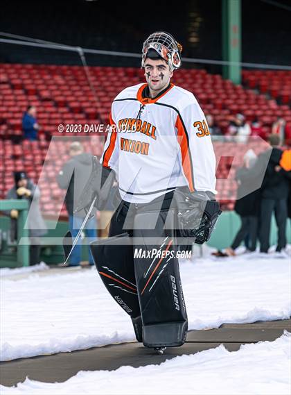 Thumbnail 2 in Governor's Academy vs. Kimball Union Academy (Scrimmage - Frozen Fenway) photogallery.