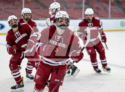 Thumbnail 3 in Governor's Academy vs. Kimball Union Academy (Scrimmage - Frozen Fenway) photogallery.