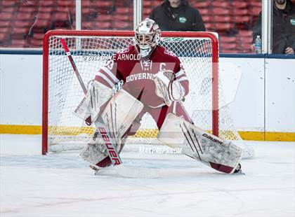 Thumbnail 1 in Governor's Academy vs. Kimball Union Academy (Scrimmage - Frozen Fenway) photogallery.