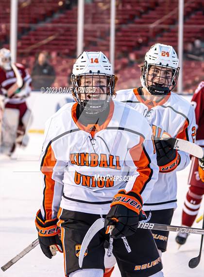 Thumbnail 1 in Governor's Academy vs. Kimball Union Academy (Scrimmage - Frozen Fenway) photogallery.