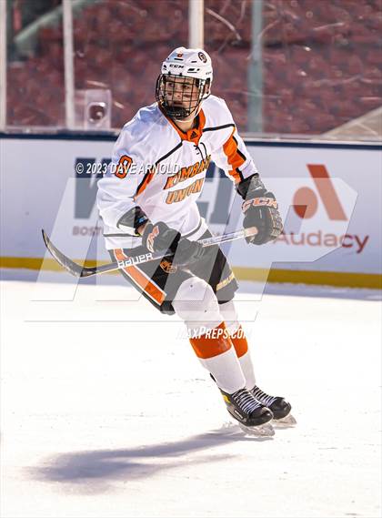 Thumbnail 2 in Governor's Academy vs. Kimball Union Academy (Scrimmage - Frozen Fenway) photogallery.