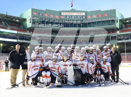 Thumbnail 3 in Governor's Academy vs. Kimball Union Academy (Scrimmage - Frozen Fenway) photogallery.