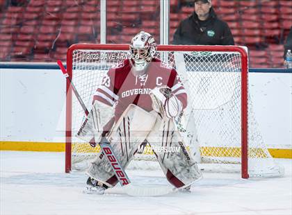 Thumbnail 2 in Governor's Academy vs. Kimball Union Academy (Scrimmage - Frozen Fenway) photogallery.