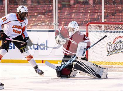 Thumbnail 3 in Governor's Academy vs. Kimball Union Academy (Scrimmage - Frozen Fenway) photogallery.