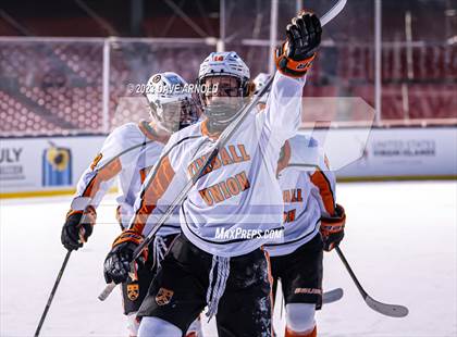 Thumbnail 2 in Governor's Academy vs. Kimball Union Academy (Scrimmage - Frozen Fenway) photogallery.