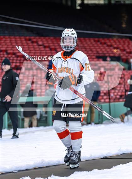 Thumbnail 1 in Governor's Academy vs. Kimball Union Academy (Scrimmage - Frozen Fenway) photogallery.
