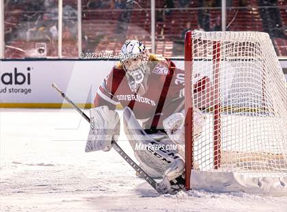 Thumbnail 2 in Governor's Academy vs. Kimball Union Academy (Scrimmage - Frozen Fenway) photogallery.