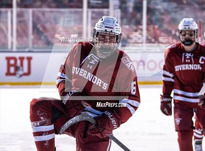 Thumbnail 2 in Governor's Academy vs. Kimball Union Academy (Scrimmage - Frozen Fenway) photogallery.