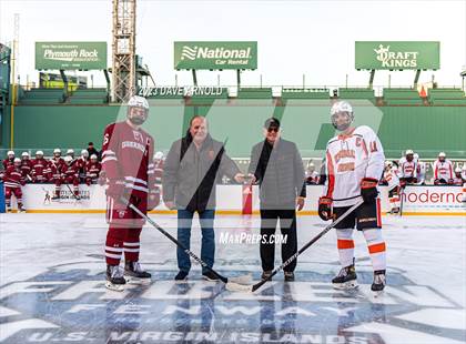 Thumbnail 2 in Governor's Academy vs. Kimball Union Academy (Scrimmage - Frozen Fenway) photogallery.