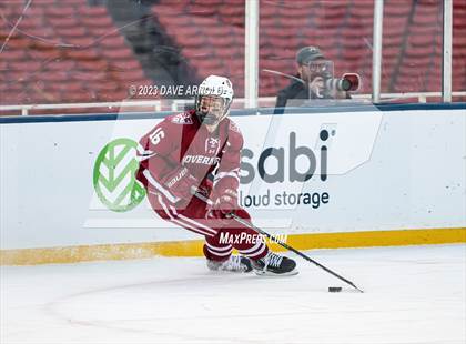 Thumbnail 3 in Governor's Academy vs. Kimball Union Academy (Scrimmage - Frozen Fenway) photogallery.