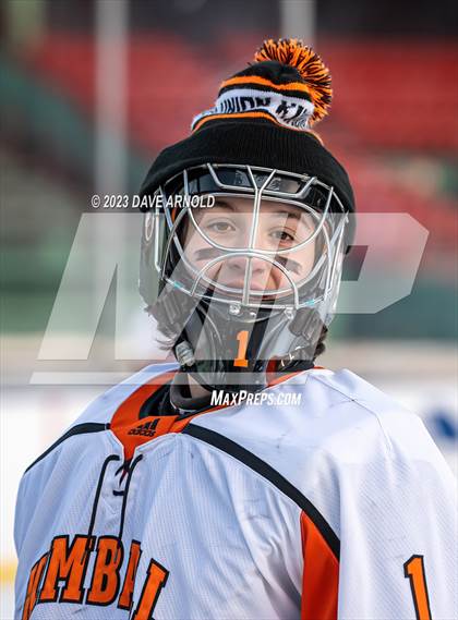 Thumbnail 3 in Governor's Academy vs. Kimball Union Academy (Scrimmage - Frozen Fenway) photogallery.