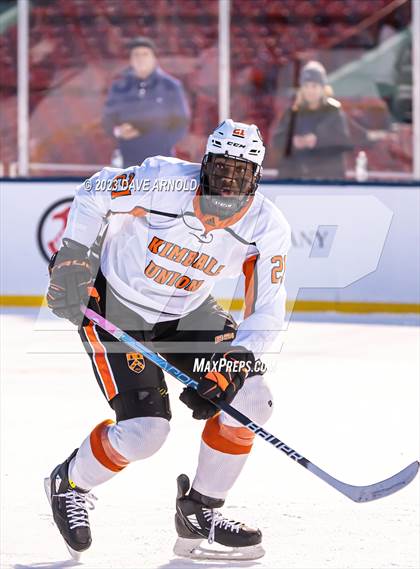 Thumbnail 1 in Governor's Academy vs. Kimball Union Academy (Scrimmage - Frozen Fenway) photogallery.