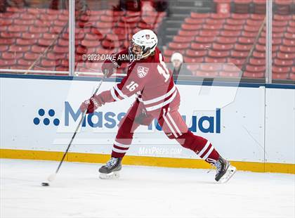 Thumbnail 2 in Governor's Academy vs. Kimball Union Academy (Scrimmage - Frozen Fenway) photogallery.