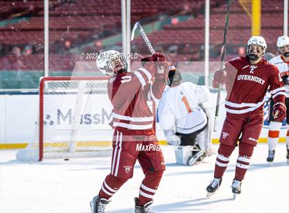 Thumbnail 2 in Governor's Academy vs. Kimball Union Academy (Scrimmage - Frozen Fenway) photogallery.