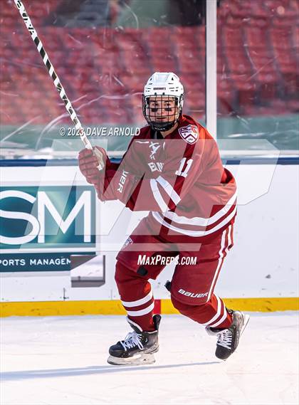 Thumbnail 2 in Governor's Academy vs. Kimball Union Academy (Scrimmage - Frozen Fenway) photogallery.