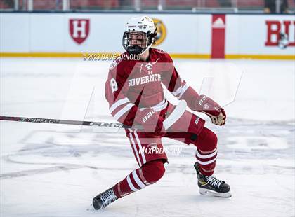 Thumbnail 2 in Governor's Academy vs. Kimball Union Academy (Scrimmage - Frozen Fenway) photogallery.