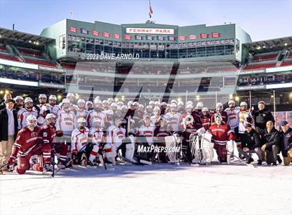 Thumbnail 2 in Governor's Academy vs. Kimball Union Academy (Scrimmage - Frozen Fenway) photogallery.
