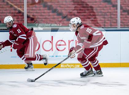 Thumbnail 2 in Governor's Academy vs. Kimball Union Academy (Scrimmage - Frozen Fenway) photogallery.