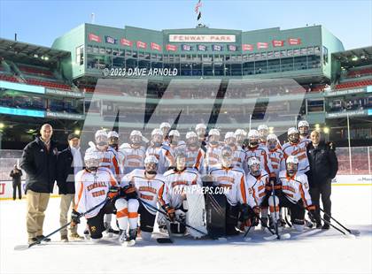Thumbnail 1 in Governor's Academy vs. Kimball Union Academy (Scrimmage - Frozen Fenway) photogallery.
