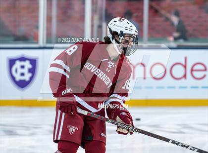 Thumbnail 3 in Governor's Academy vs. Kimball Union Academy (Scrimmage - Frozen Fenway) photogallery.