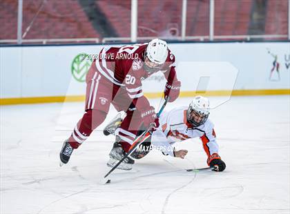 Thumbnail 3 in Governor's Academy vs. Kimball Union Academy (Scrimmage - Frozen Fenway) photogallery.