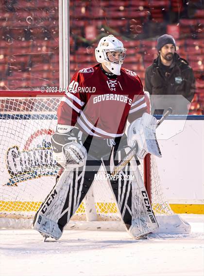 Thumbnail 2 in Governor's Academy vs. Kimball Union Academy (Scrimmage - Frozen Fenway) photogallery.