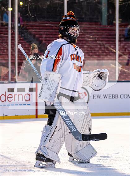 Thumbnail 1 in Governor's Academy vs. Kimball Union Academy (Scrimmage - Frozen Fenway) photogallery.