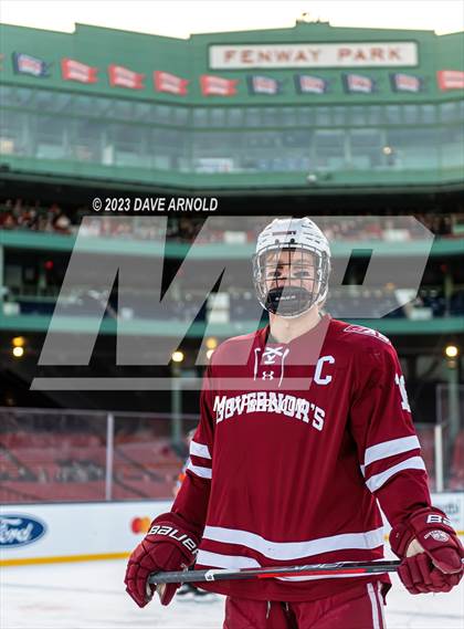 Thumbnail 2 in Governor's Academy vs. Kimball Union Academy (Scrimmage - Frozen Fenway) photogallery.