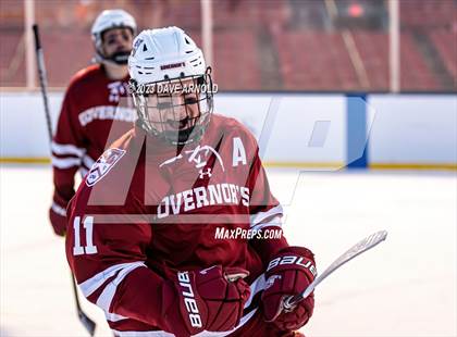 Thumbnail 2 in Governor's Academy vs. Kimball Union Academy (Scrimmage - Frozen Fenway) photogallery.
