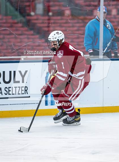Thumbnail 3 in Governor's Academy vs. Kimball Union Academy (Scrimmage - Frozen Fenway) photogallery.