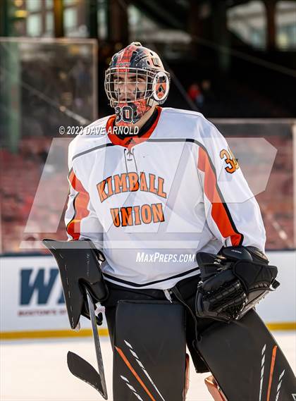 Thumbnail 2 in Governor's Academy vs. Kimball Union Academy (Scrimmage - Frozen Fenway) photogallery.