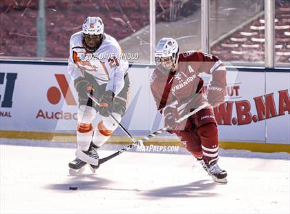 Thumbnail 3 in Governor's Academy vs. Kimball Union Academy (Scrimmage - Frozen Fenway) photogallery.